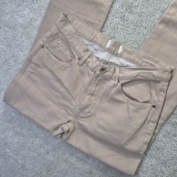 Taylor Stitch All Day Pant Canvas Mens 30/34 Slim Tan Comfort Workwear Outdoor
